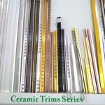 Floor Edge Connective Trim Weather Resistance Aluminum Ceramic Trim