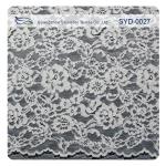 Silver Fashion Swiss Corded Jacquard Lace Fabric Brides Dresses
