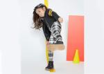 Classical Kids Girls Clothes Girl Fashion Suit Black And White Grid Stripe