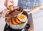 20/22cm Stainless Steel Cookware Sets 304 Stainless Steel Saucepan With Glass