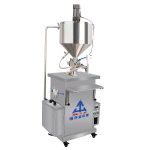 China 220V Makeup Base Filling Machine Pneumatic Piston Pump Filling Machine on sale