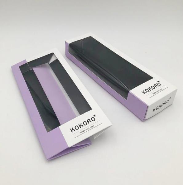 Cheap Offset Printing Cardboard Sushi Packaging Box With PET Window for sale