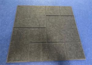 Quality Eco - Friendly Acoustic Felt Tiles , 600mm*600mm*12mm Sound Reducing Ceiling Tiles wholesale
