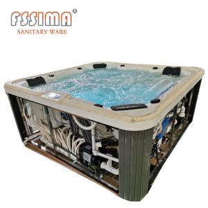 Quality Freestanding Outdoor Family Air Jets Massage 5 Person Spa Hot Tub wholesale