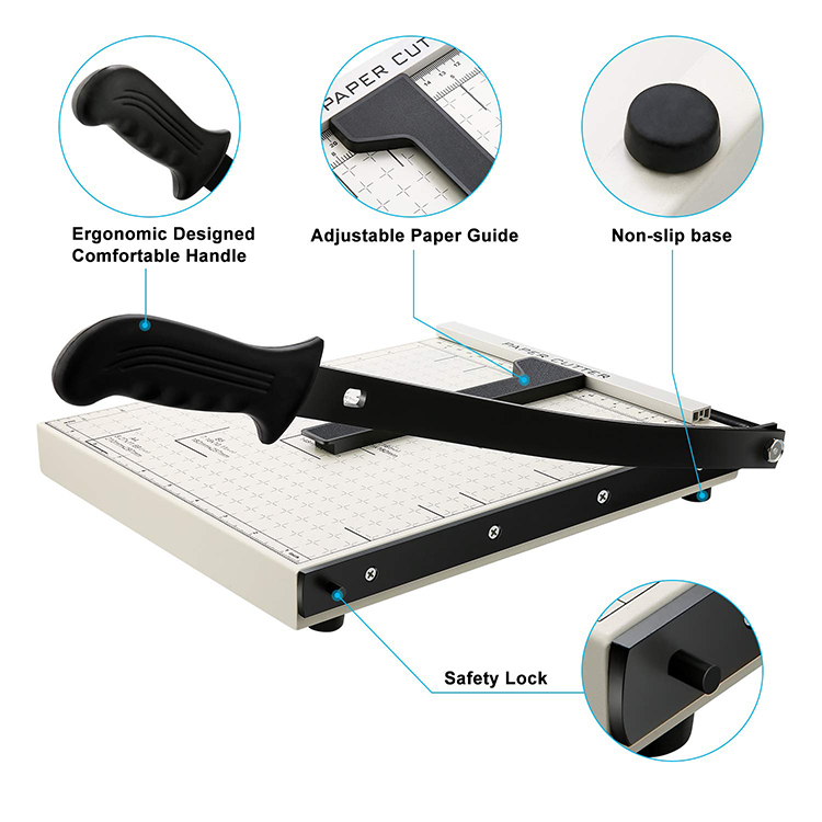Multi Color A4 Paper Cutter Versatile Tool for School Office Household Stationery
