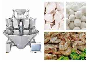 Quality Frozen Food Multihead Weighing Machine 65 Bags/Min 1000g wholesale