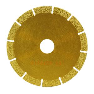 Quality 10mm Segment Universal Diamond Saw Tools Cutting Disc Vacuum Brazed wholesale