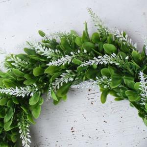 Quality Plastic Silk 42cm Faux Garland Greenery Wedding Decor wholesale