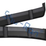 Golf Cart Plastic Fender Flares For EZGO RXV 2008-2015 Gas & Electric Models