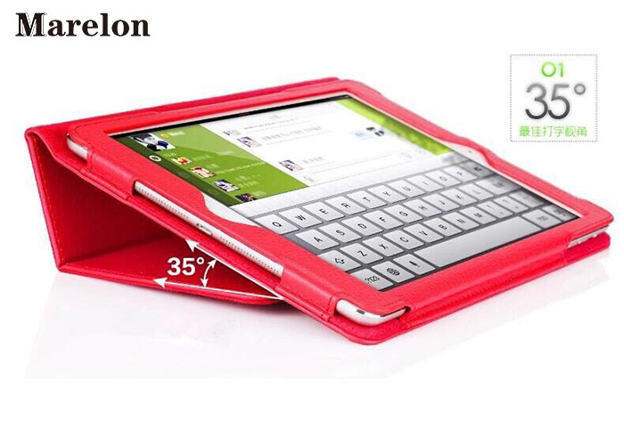 Customized Leather Ipad Air Case Full Color Printing And Laser Etching