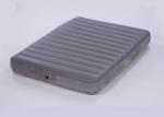 Custom Size Travel Inflatable Bed CE / ISO Certification Flocking PVC Material