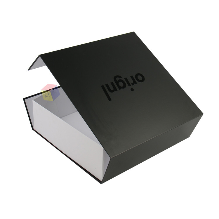 Apparel Collapsible Magnetic Folding Paper Gift Luxury Clothing Packaging Boxes Custom Shiny Logo