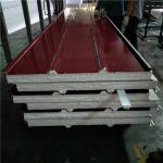 14kg 1050 type eps sandwich roof panel with 0.4mm wine red steel sheet up and