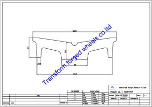 Quality TC190007 19 inch forged center disk blanks wholesale