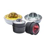 Glass Cat Eye Road Stud Reflector for Highway Red Blue Yellow White Green LED