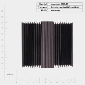 Quality Anodized Industrial Aluminum Heatsink For Long-lasting Thermal Performance Enhancement wholesale