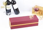 Paper Cardboard Wine Box Luxury Packaging Custom Logo Printed ISO9001