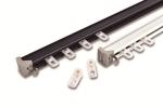 Home Decoration Easy Clean Aluminium Blackout Curtains Track 4m