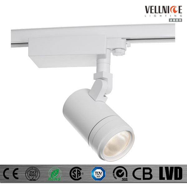 Horizontal Rotation 350 Mounting LED Track Spotlights With 3 Circuit Track COB