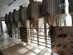 Quality 2000L Beer Fermentation Equipment Commercial Beer Fermenter Touch Screen Control wholesale