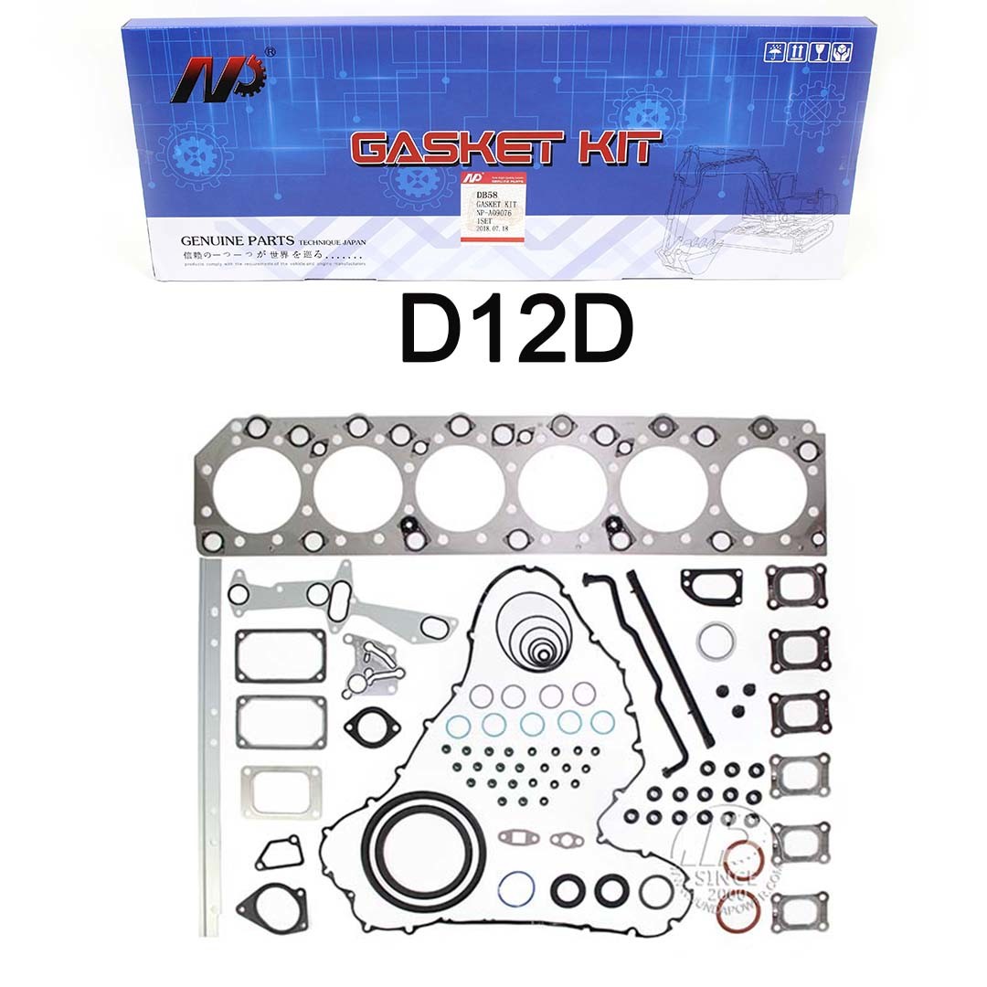 D6D D7D D12D Volvo Excavator Engine Full Gasket Kit