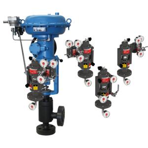 Quality Natural Gas Pneumatic Flow Control Valve VRG VGP-100 Valve Gas Positioner Valve Controller for Natural Gas Industry wholesale
