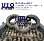 automatic car tire shredder/ truck tyre shredder, waste tire shredder, double