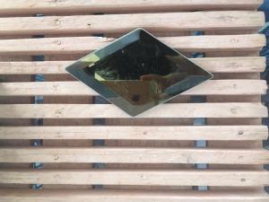 Quality Stained Beveled Edge Glass Mini Size 50 Mm * 50 Mm Flat Round Beveled Edge wholesale