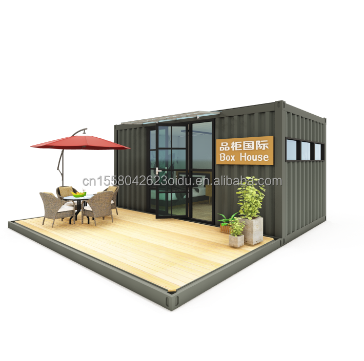 Fast Build Tiny House Container Houses Modern Design Style Prefab Homes for One Bedroom One Bathroom Living Solution