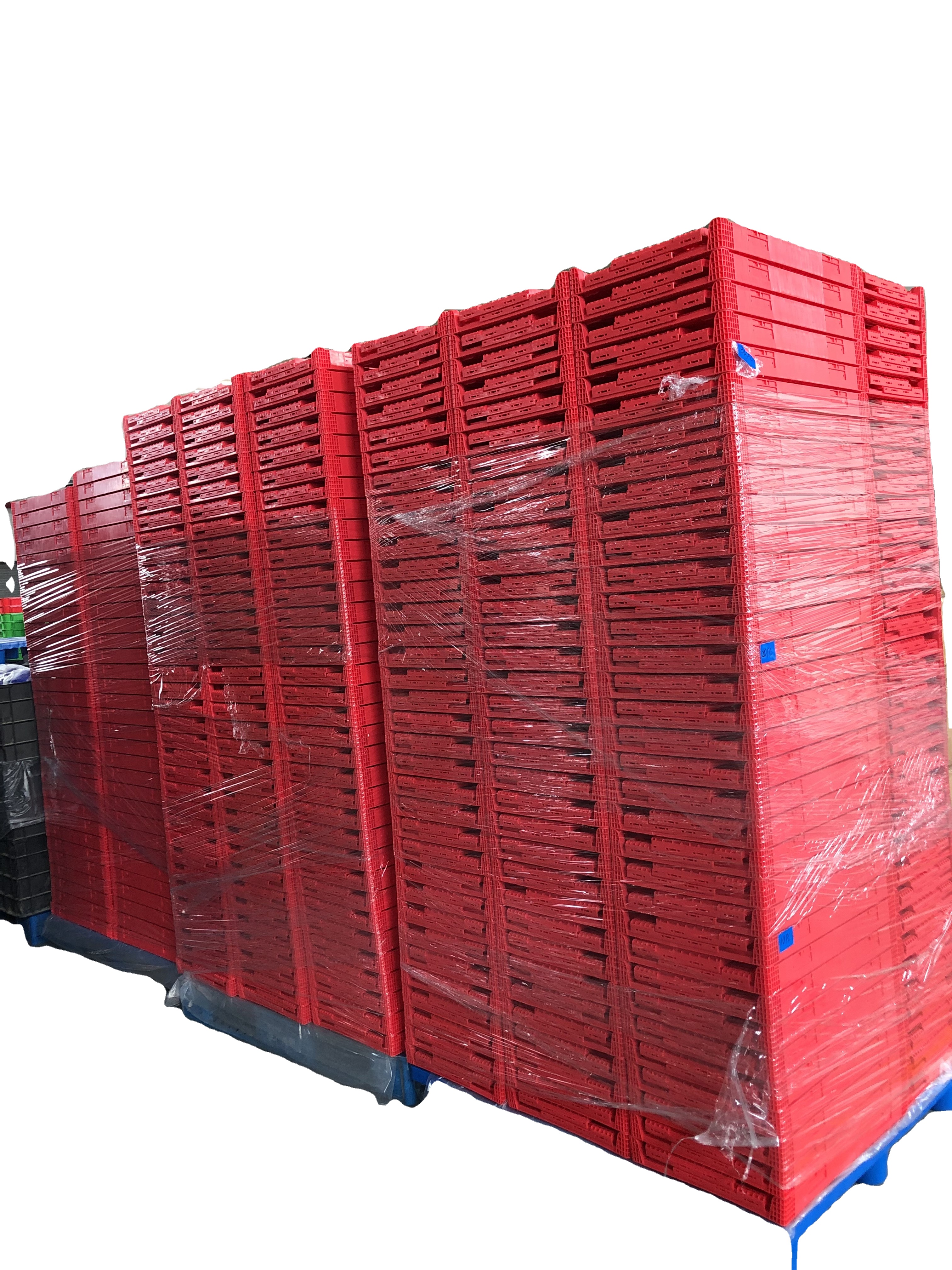 600x400x300mm Stackable Mesh Crate for Organized and Space-Saving Vegetable Storage