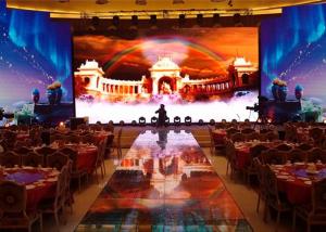 P4 Indoor Led Display Video Wall Rental With 64 * 32 Module Resolution