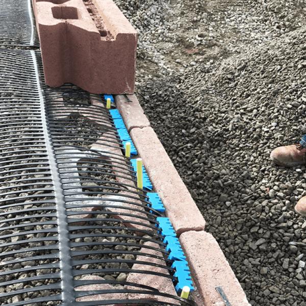 CE/ISO9001 Certified HDPE Uniaxial Geogrid for Retaining Wall Reinforcement