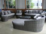 9pcs luxury resort beach sofa furniture