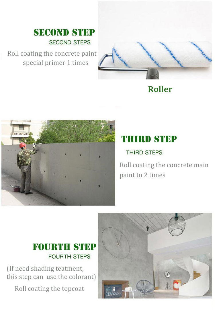 Moisture-Proof Waterproof Micro Cement Paint for Interior and Exterior Spray Application