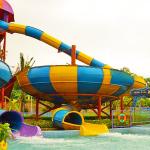 Aqua Park Water Amusement Equipment Fiberglass Bowl Slide