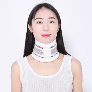 Quality Medical Plastic Neck Support Collar White / Skin Color For Neck Pain Relief wholesale