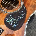 Top quality D45 KOA wood acoustic guitar, Solid spruce top, Abalone inlays etc