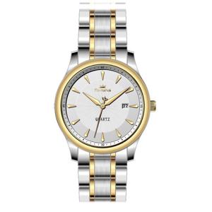 Quality Steel Strap Watches For Men , Silver Stainless Steel Watch Calendar wholesale