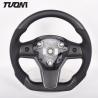 Buy cheap Sports Carbon Fiber Tesla Model 3 Yoke Steering Wheel Flat Bottom OEM from wholesalers