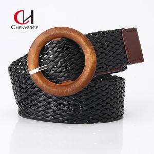 Quality Black Women'S Braided Belt Leisure Holiday Style All Match Dress Decorative Belt wholesale