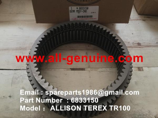 6833150 ALLISON GEAR RIGID DUMP TRUCK NHL SANY TR35A TR50 TR60 TR100 3303 3304