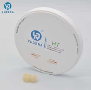 Quality Ceramic HT Translucent Zirconia Blocks CAD CAM System ISO13485 Approved wholesale