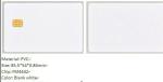 WHITE BLANK PVC INKJET 4428 CHIP ID & Smart CARD WITH FM4442 FM4428 SLE5542 CHIP