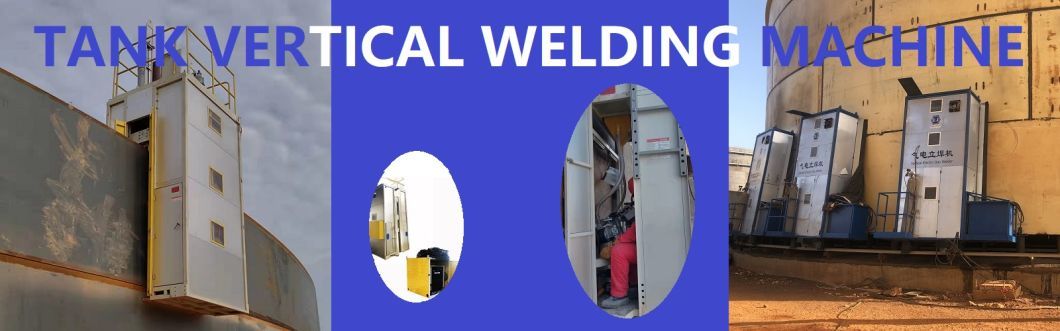 Large Wincoo Tank Vertical Seam Welding Machine for Electro-Gas Oil Tank Construction Equipment