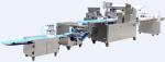 Bread Production Equipment , Thrice Rolling Pastry Production Line For Fried