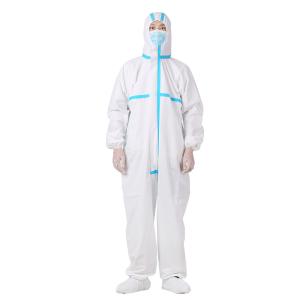 Quality Lightweight Disposable Medical Gowns Medical Protective Clothing Anti Pollution wholesale
