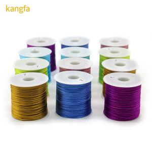 Quality DIY Bracelet Making Findings Korean Waxed Cotton Cord with Silk Thread and Jade Beads wholesale