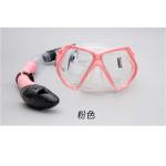 Diving equipment high quality silicone diving mask set of underwater ventilation