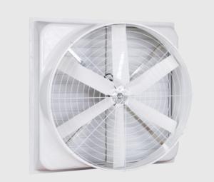 Quality Fiberglass Direct Drive Negative Pressure Fan 370rpm With Galvanized Plate wholesale