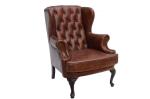 Leisure Antique Leather Armchairs Leather Chesterfield Office Chair